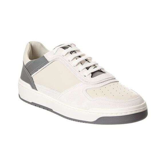 Brunello Cucinelli Leather & Suede Sneaker Beige